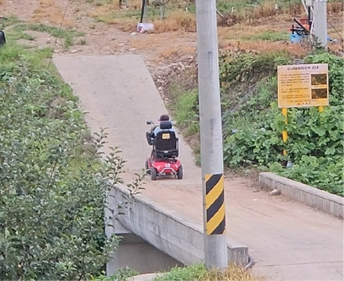 안전깃발 전동스쿠터