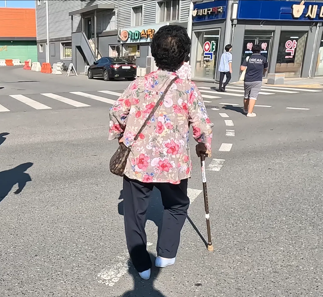 지팡이 이동 다이어그램