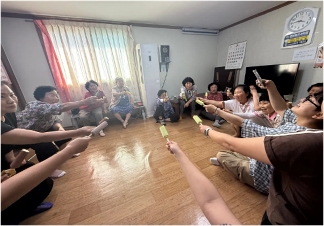 어르신들과 함께한 봉사활동